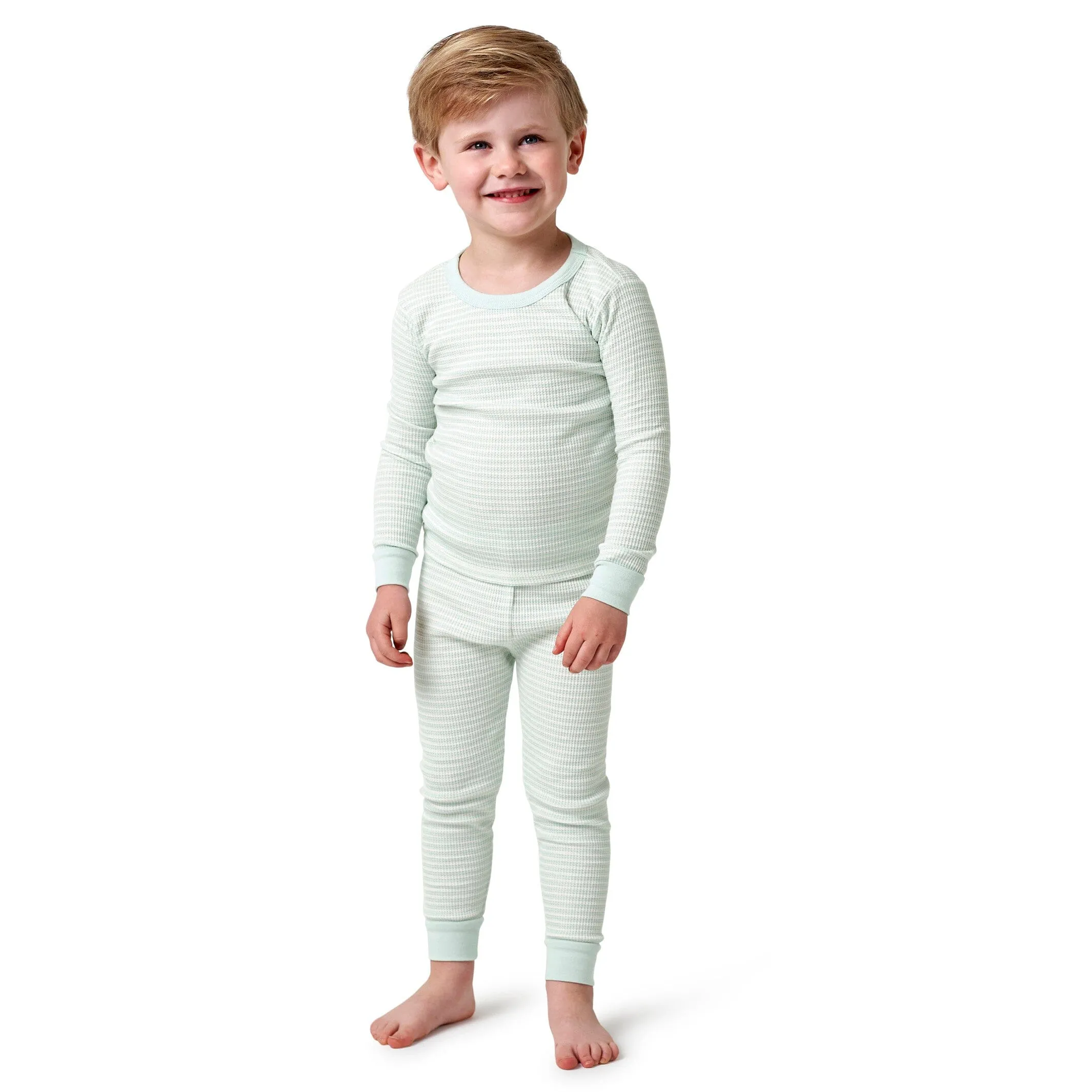 2-Piece Infant & Toddler Boys Stripe Snug Fit Pajama Set