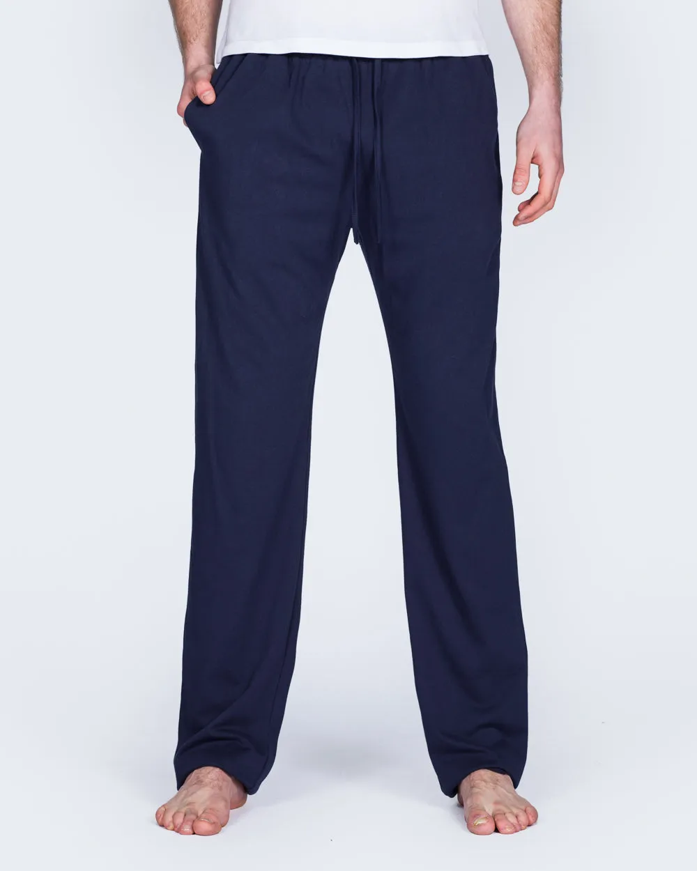 2t Tall Regular Fit Pyjama Bottoms (plain navy)