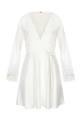 AGATHE ROBE IN IVORY