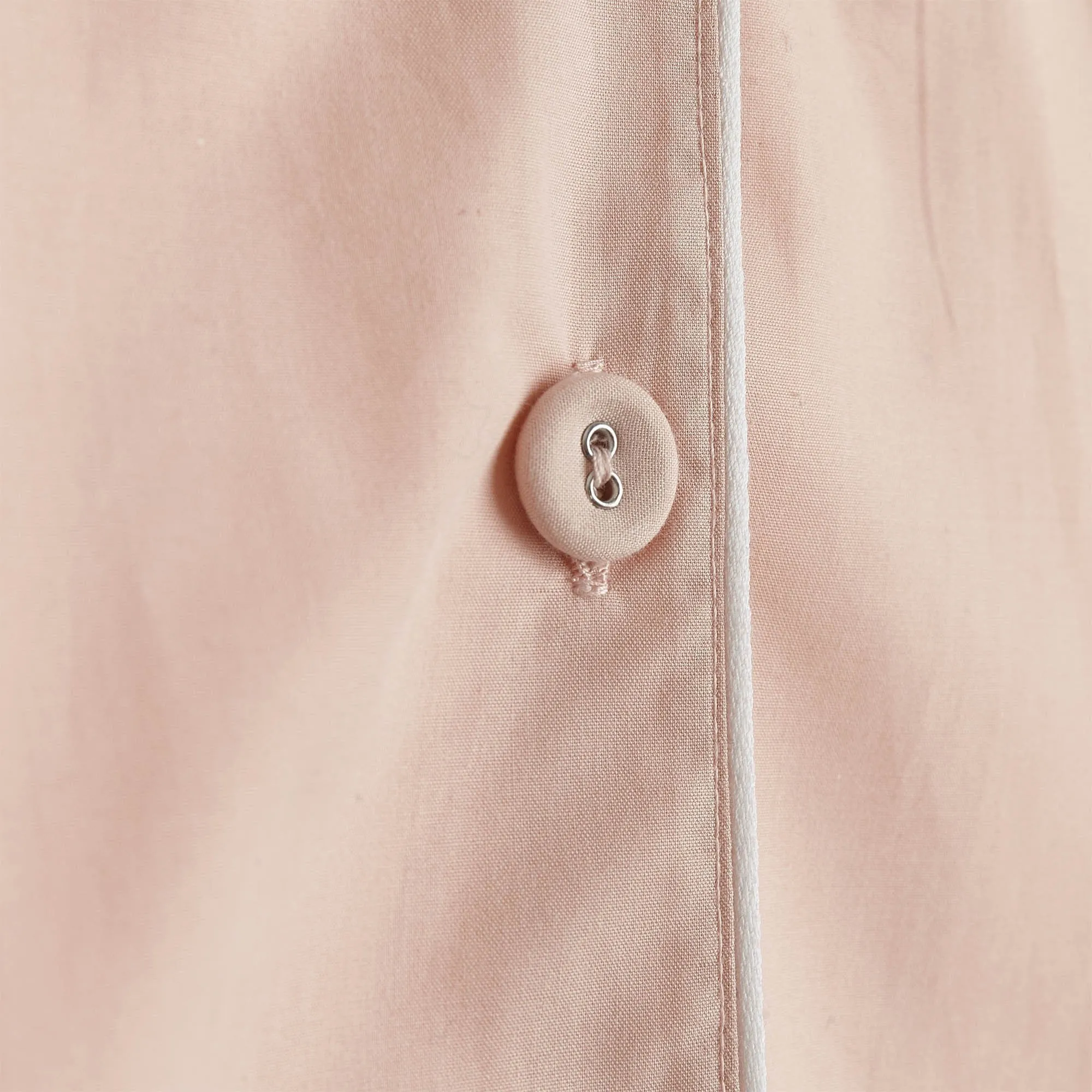 Alva Short Sleeve Pyjama Shirt [Light pink/White]