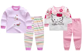 Baby Swan and Hello Kitty Baby and Toddler Pyjama Set of 2