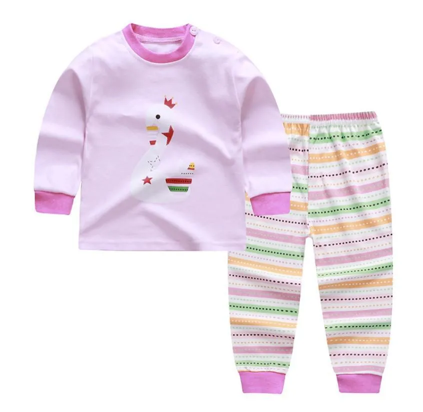 Baby Swan and Hello Kitty Baby and Toddler Pyjama Set of 2