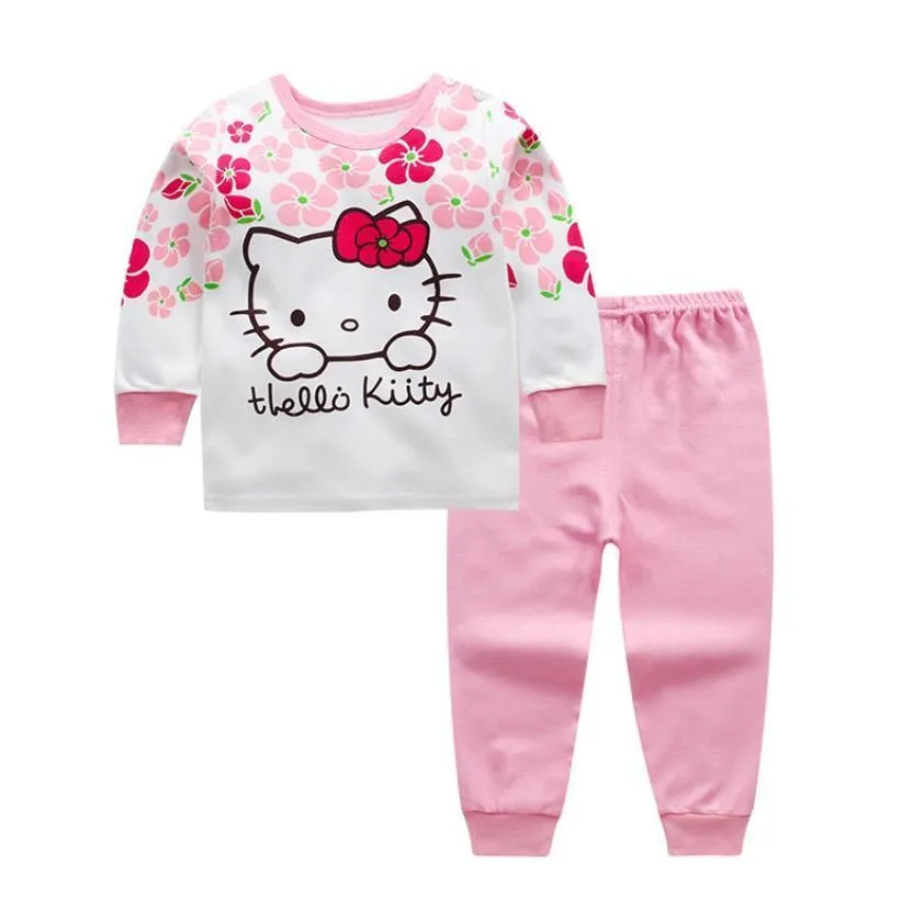 Baby Swan and Hello Kitty Baby and Toddler Pyjama Set of 2