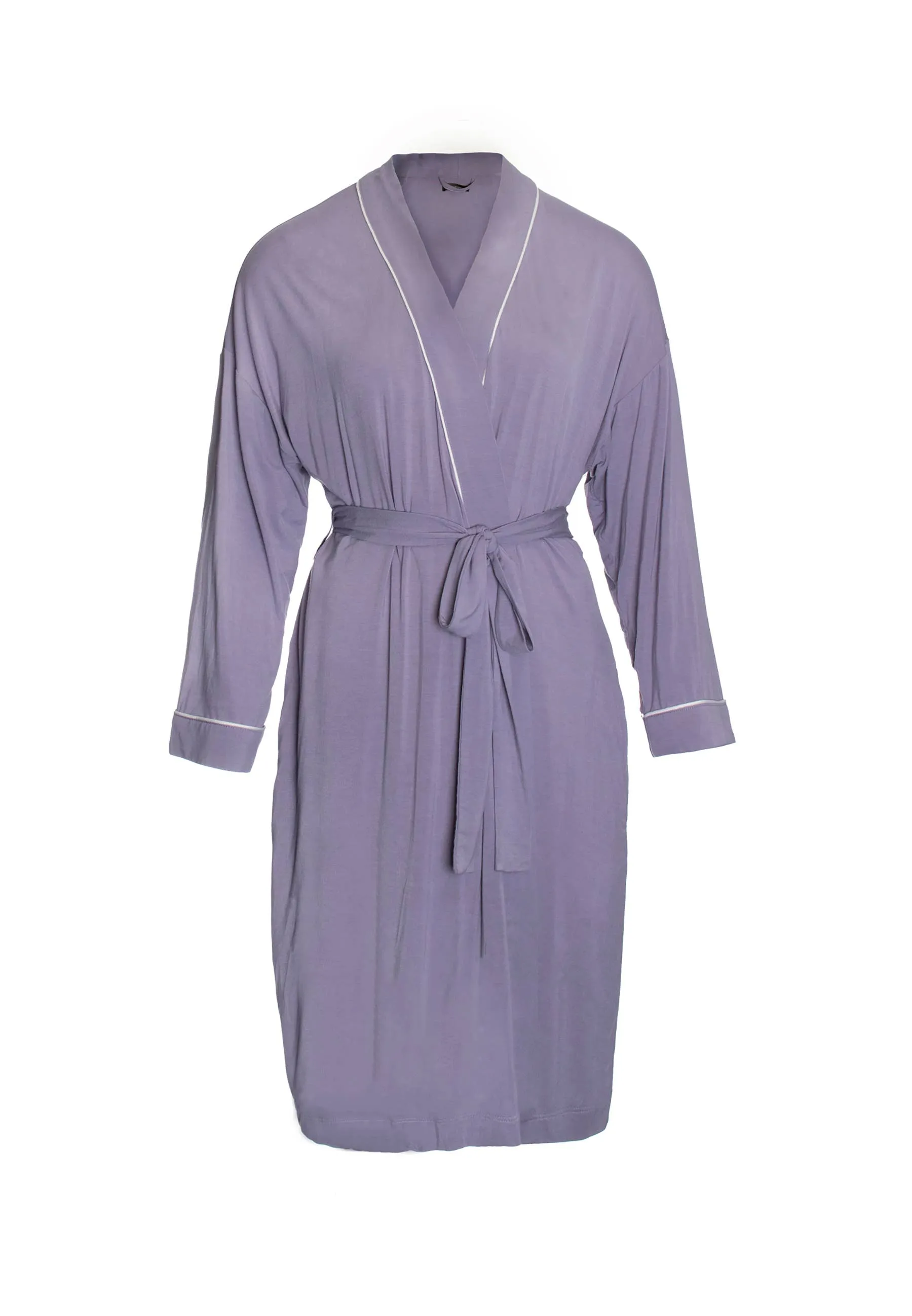 Bamboo Kimono Robe Lavender