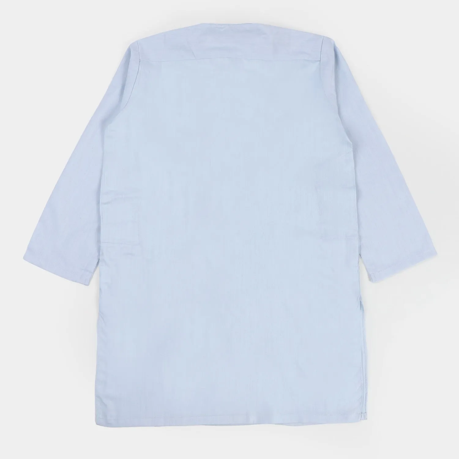 Boys Viscose Styling Kurta Pyjama - Blue