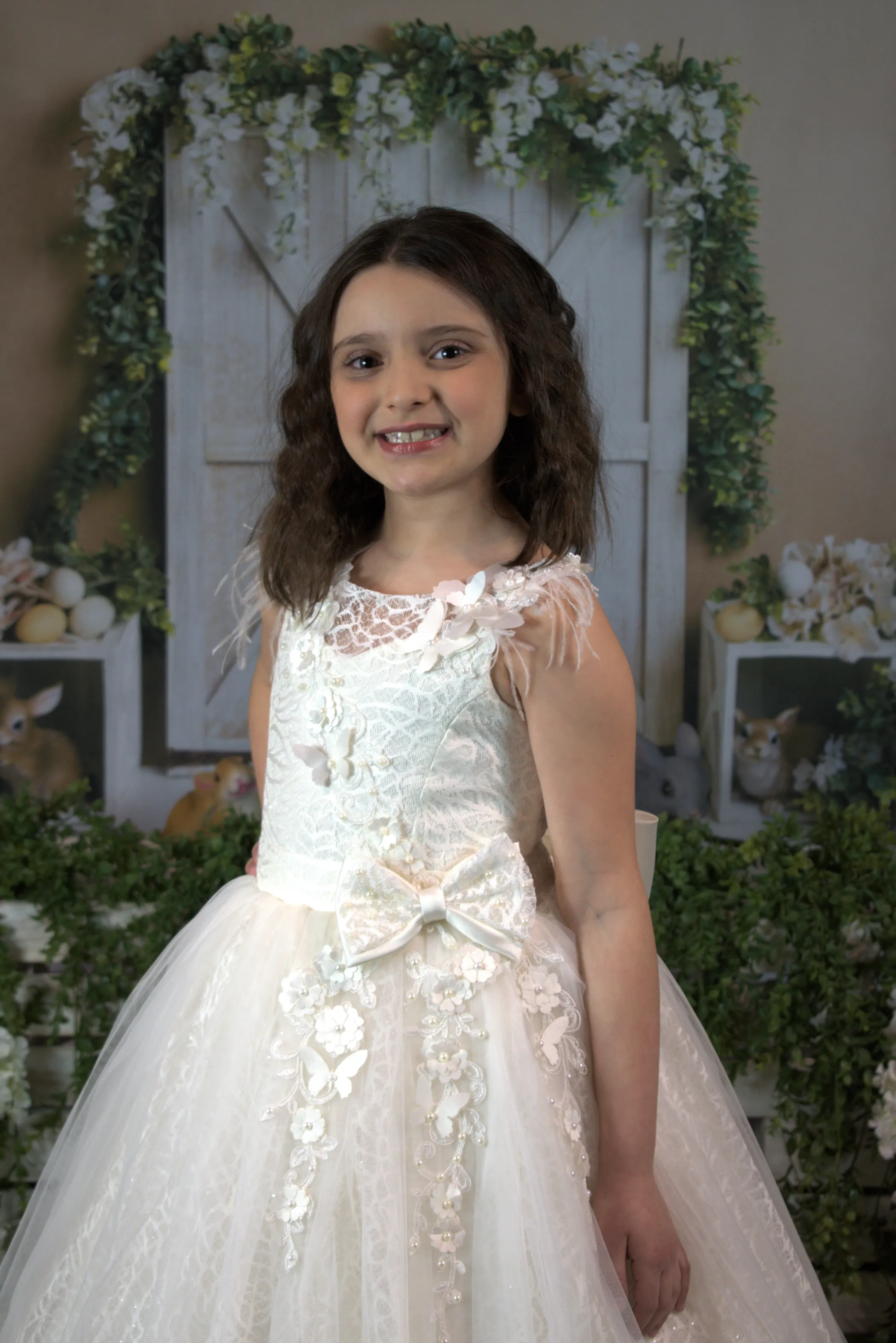 Butterly Princess Girls Formal Dress