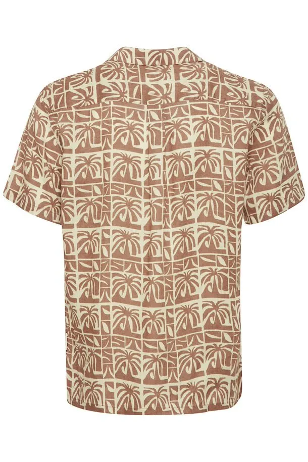 CASUAL FRIDAY - CFAnton SS AOP Palm Shirt - 20505079