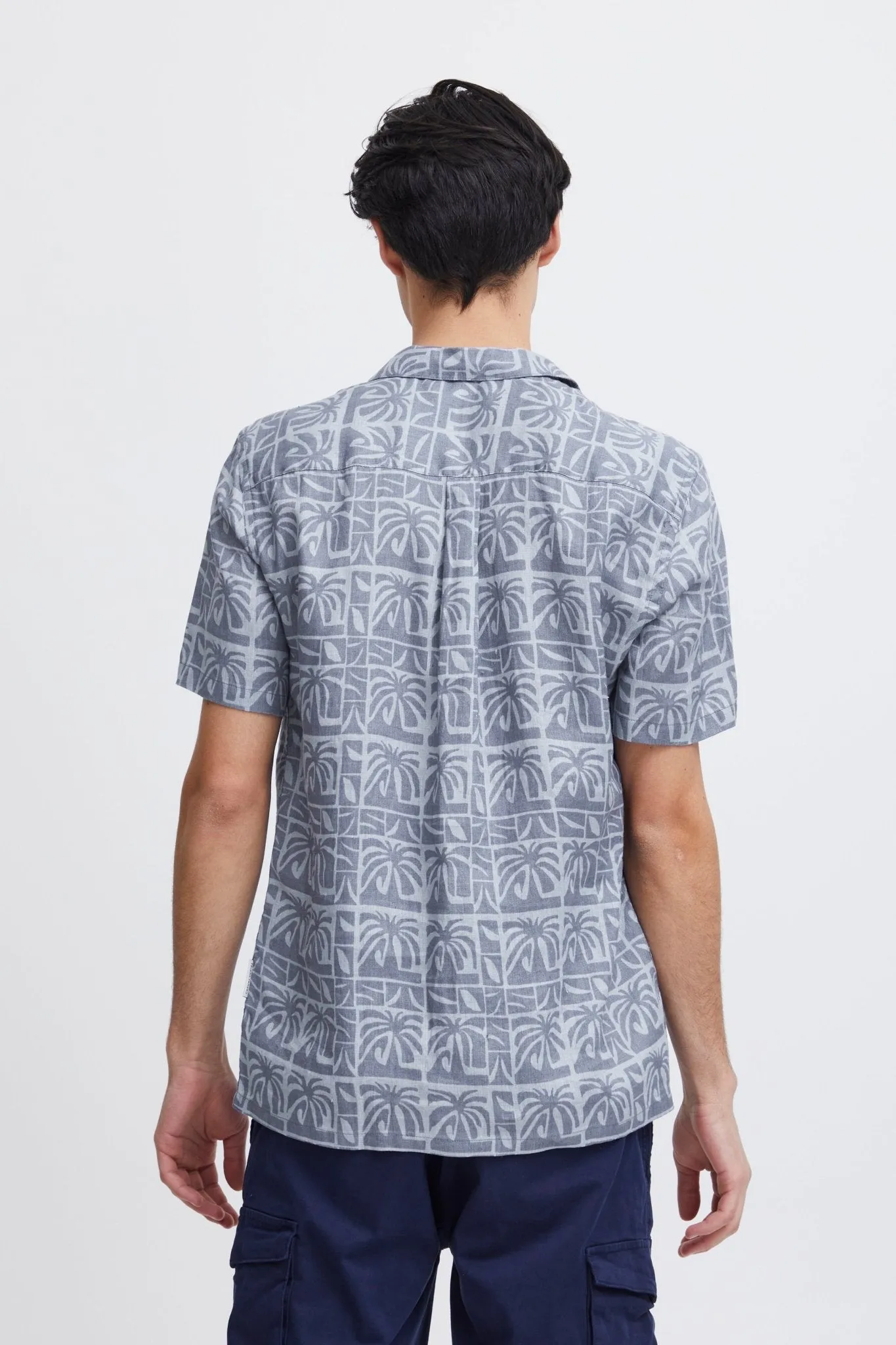 CASUAL FRIDAY - CFAnton SS AOP Palm Shirt - 20505079