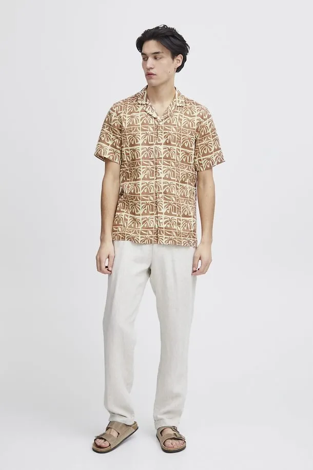 CASUAL FRIDAY - CFAnton SS AOP Palm Shirt - 20505079