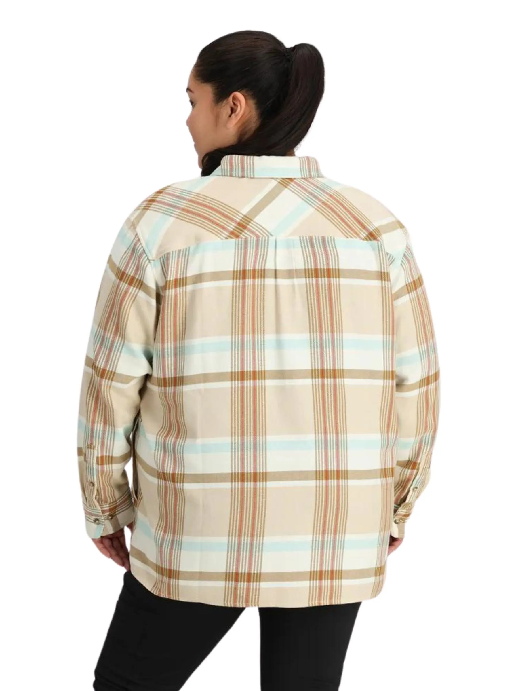 Chemise En Sergé De Flanelle Feedback Taille Plus (Bone Plaid) d'Outdoor Research