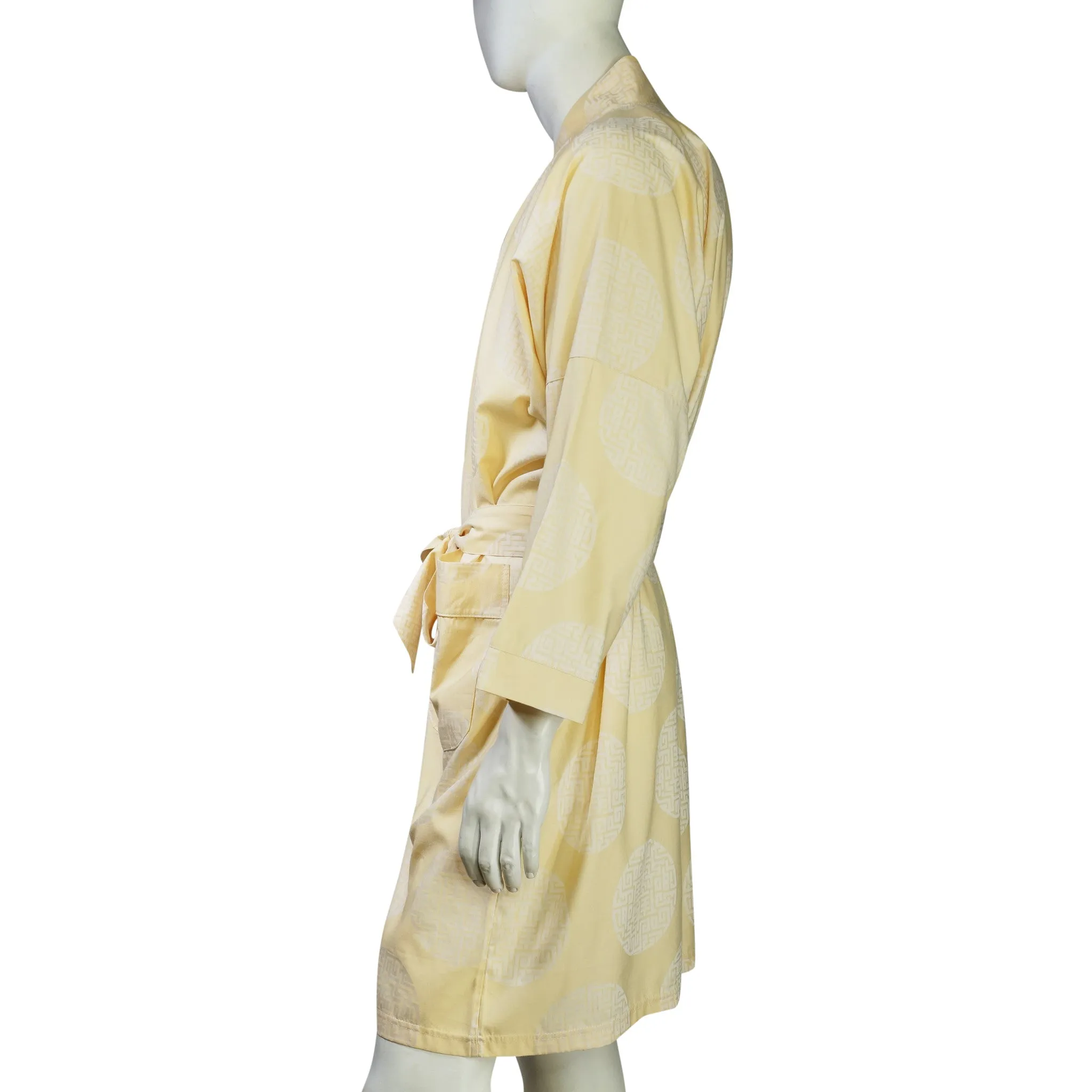 Chinese Brocade dressing gown (yellow)