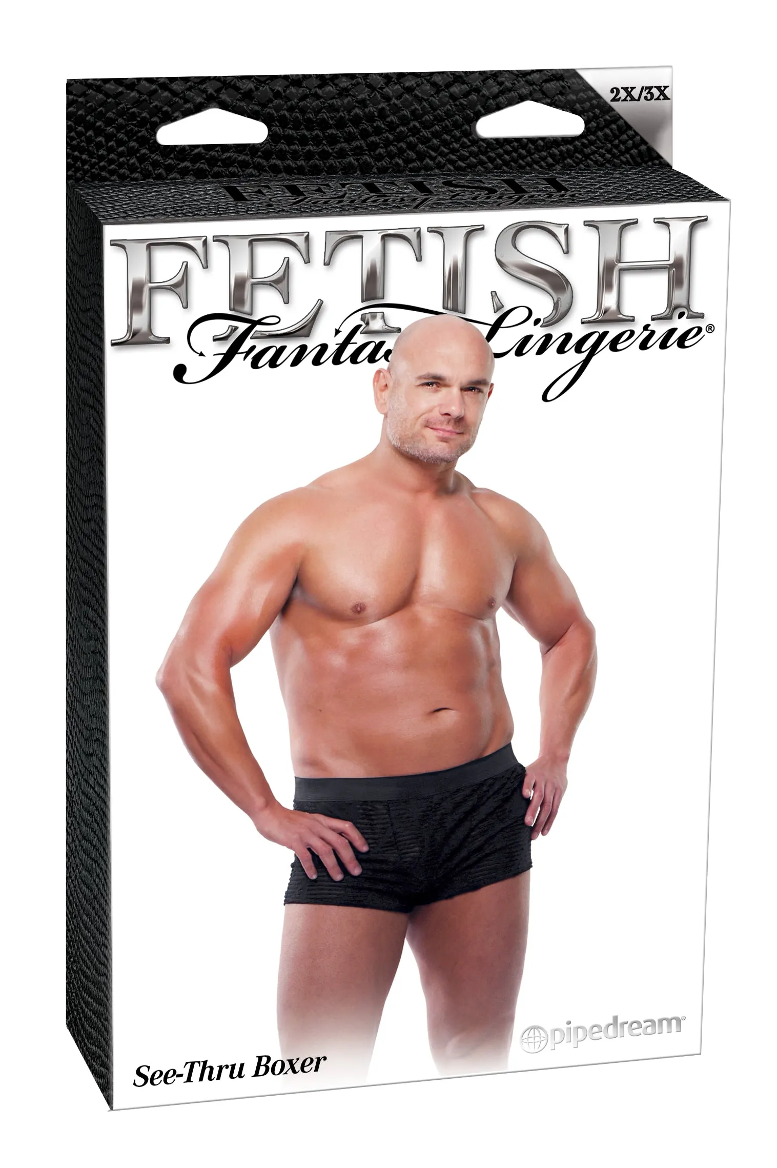 Fetish Fantasy Male See Thru Boxer 2xl/3xl