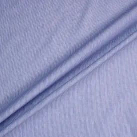 Fine Blue & White Striped Poplin Cotton Shirting