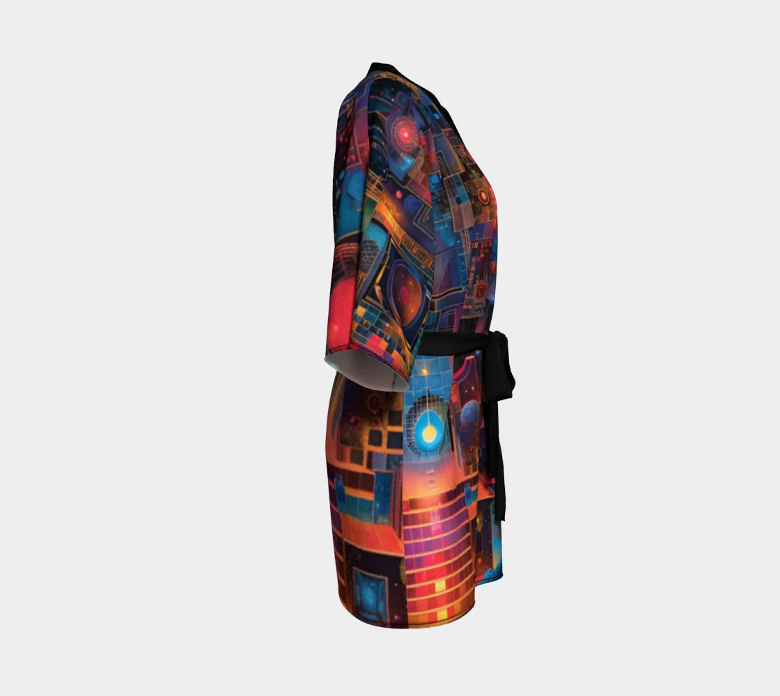 GEOMETRIC PALACE KIMONO | ACIDMATH AI