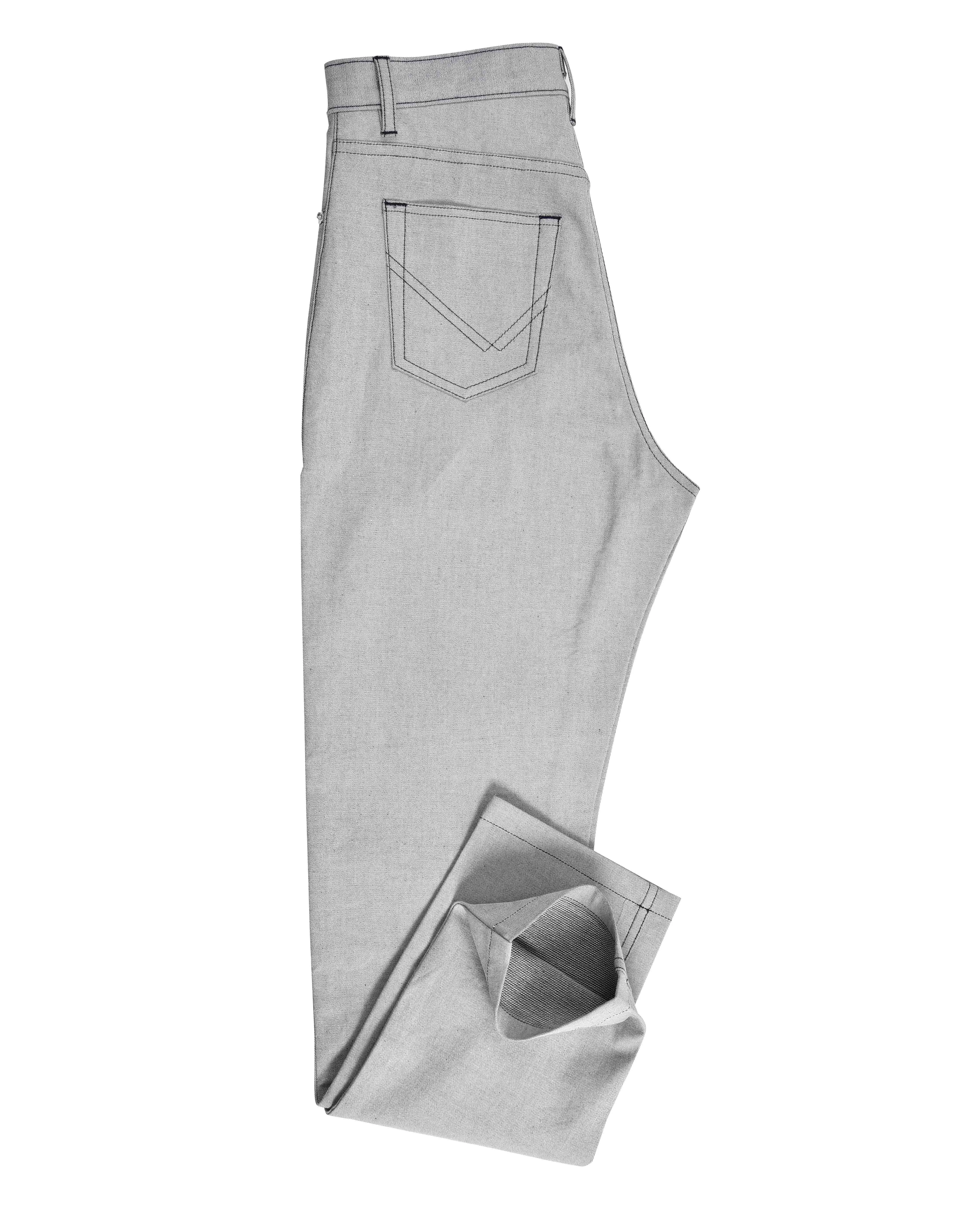 Grey Stretchable Jeans