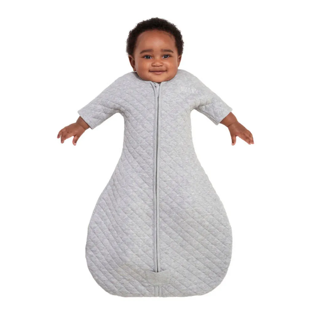 HALO Cottone SleepSack Easy Transition - Quilted Grey Heather (Small, 13-20 lbs)