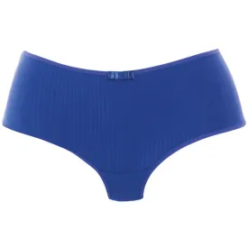 Idol Cobalt Blue Pin Stripe Hipster Short - Freya