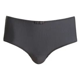 Idol Graphite Grey Pin Stripe Hipster Short - Freya