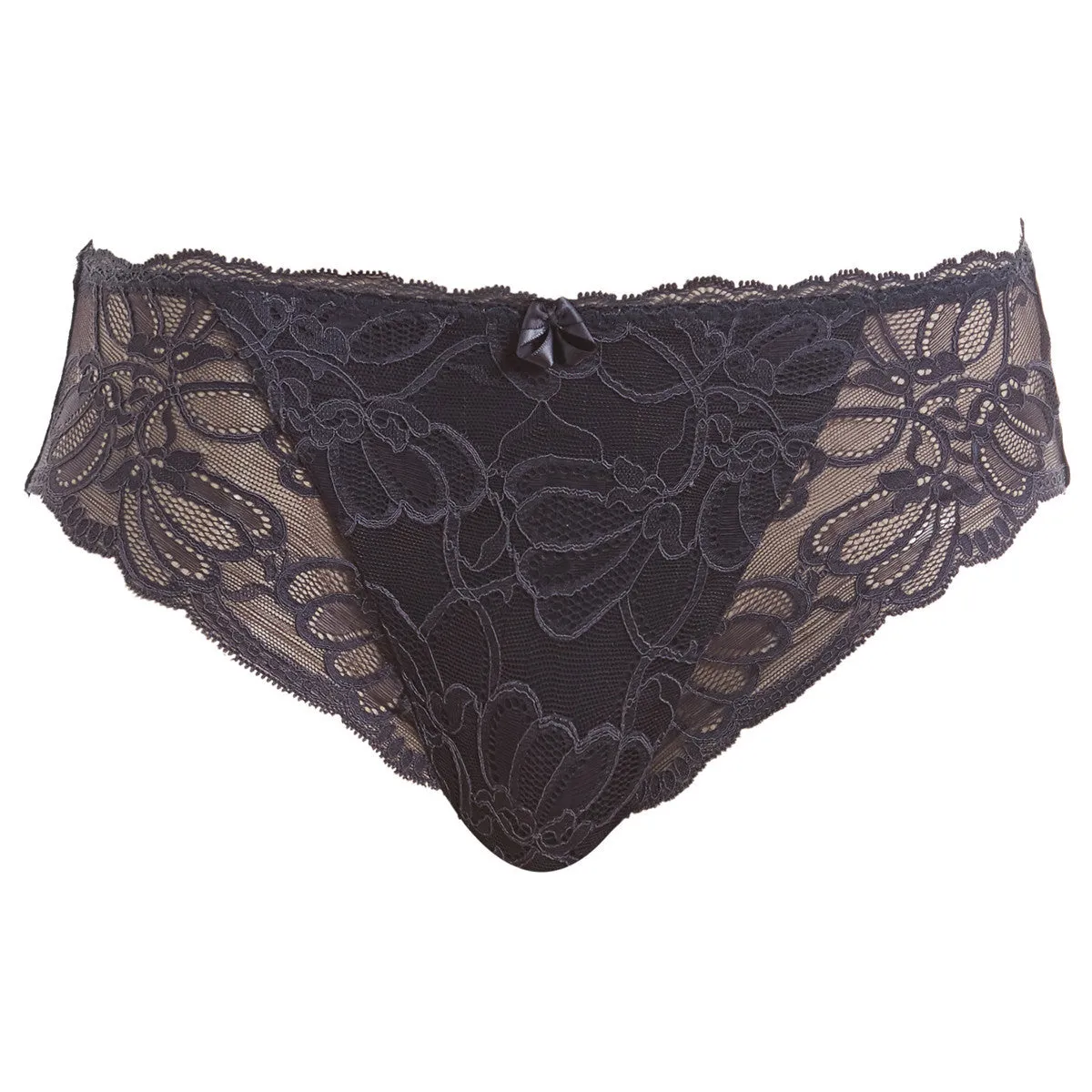 Jacqueline Lace Slate Grey Brief Panty - Fantasie