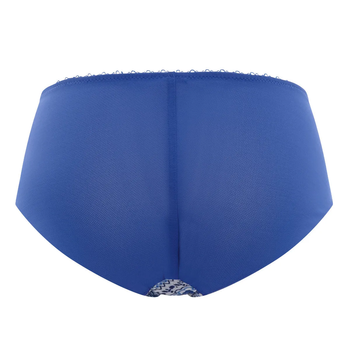 Jasmine Mosaic Blue Print Brief Panty - Panache