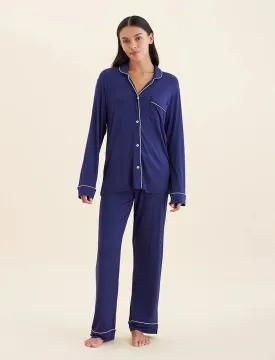 Kate Modal Soft Full Length PJ Set Navy