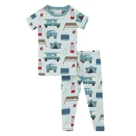 KicKee Pants Fresh Air Camping S/S Pajama Set