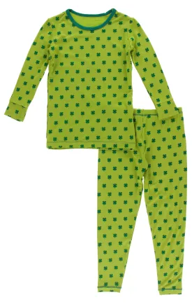 KicKee Pants Meadow Clover L/S Pajama Set