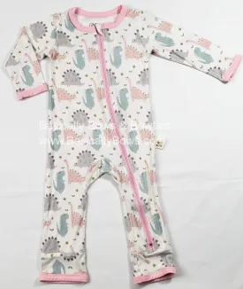 Kozi & Co Pink Dino Coverall