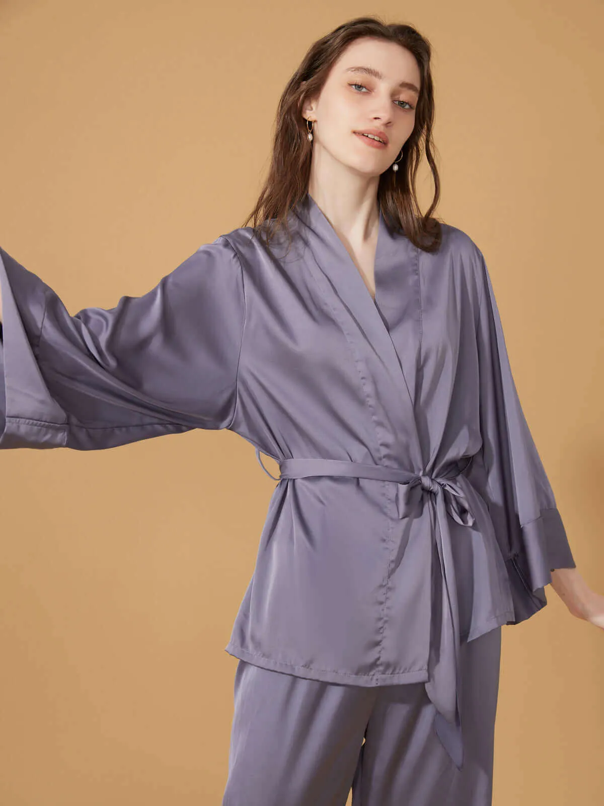 Lavender Pajama Set 2Pcs