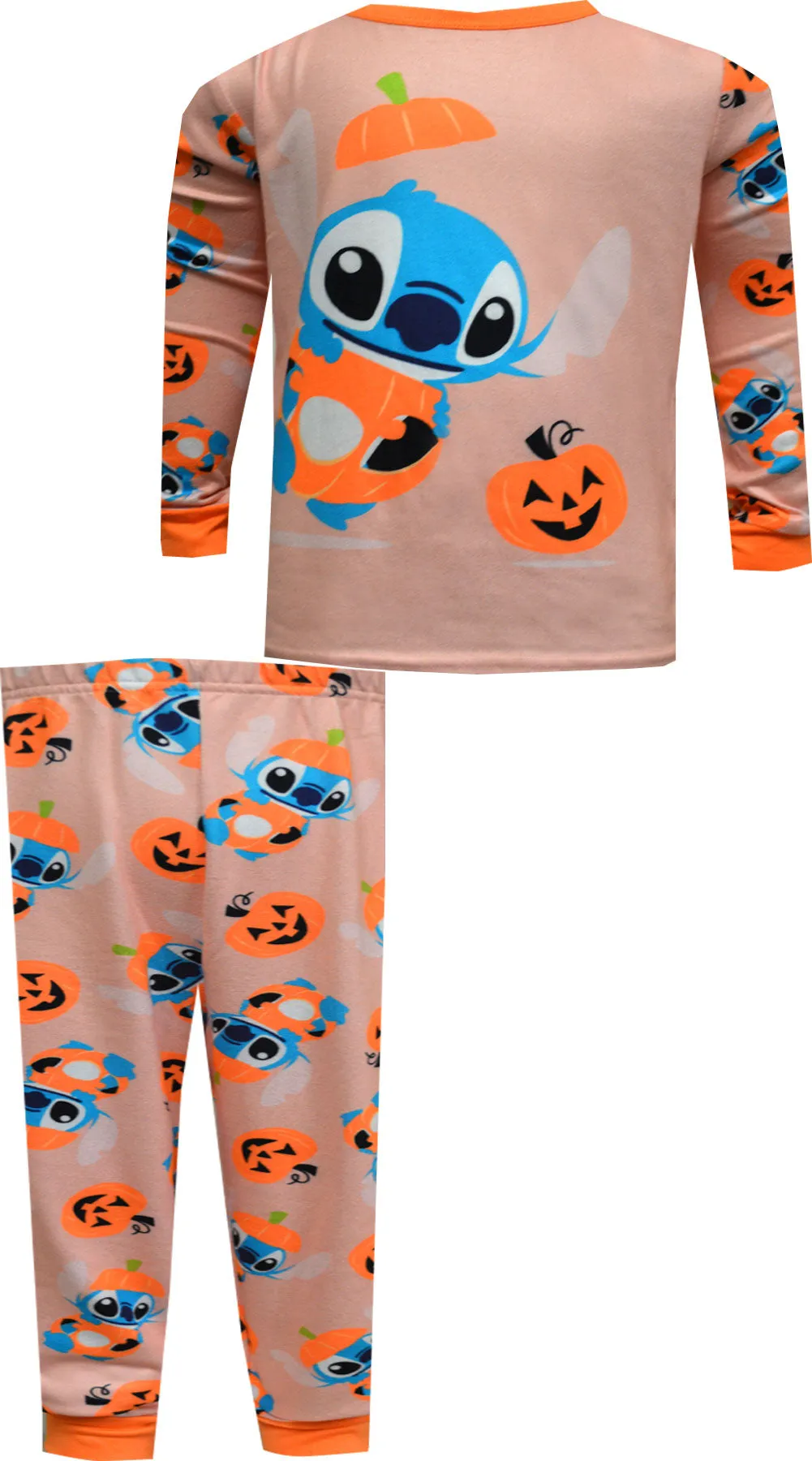 Lilo and Stitch Pumpkin Ultra Soft Halloween Girls Pajama