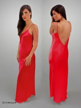 Linda Hartman Classic Hart Long Gown Crimson