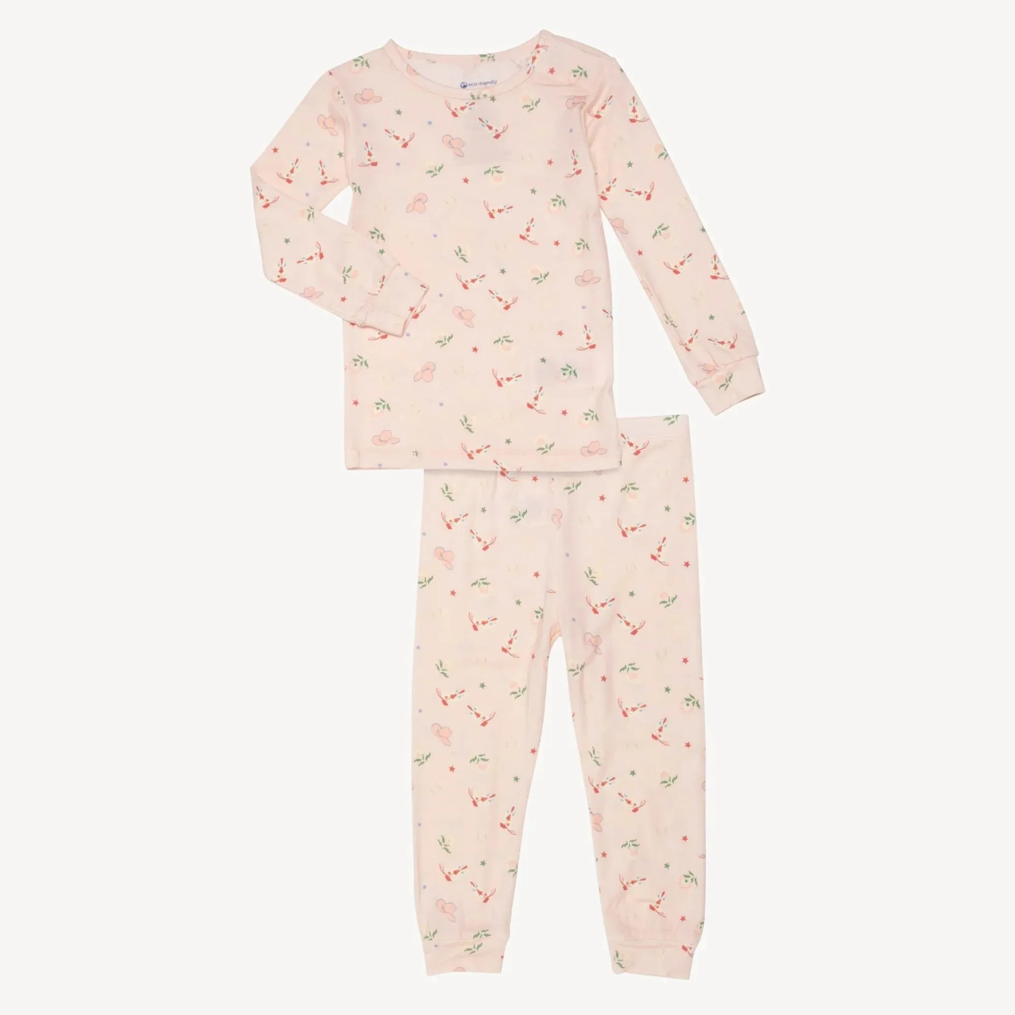 L/S Pajama Set, Rodeo Drive Pink