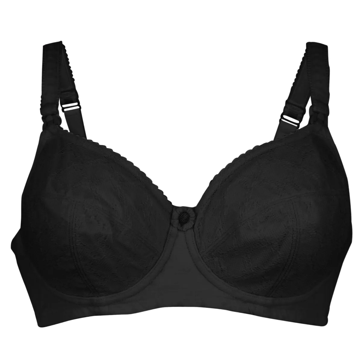 Midnight Parfait Black Nursing Maternity Bra - Cake