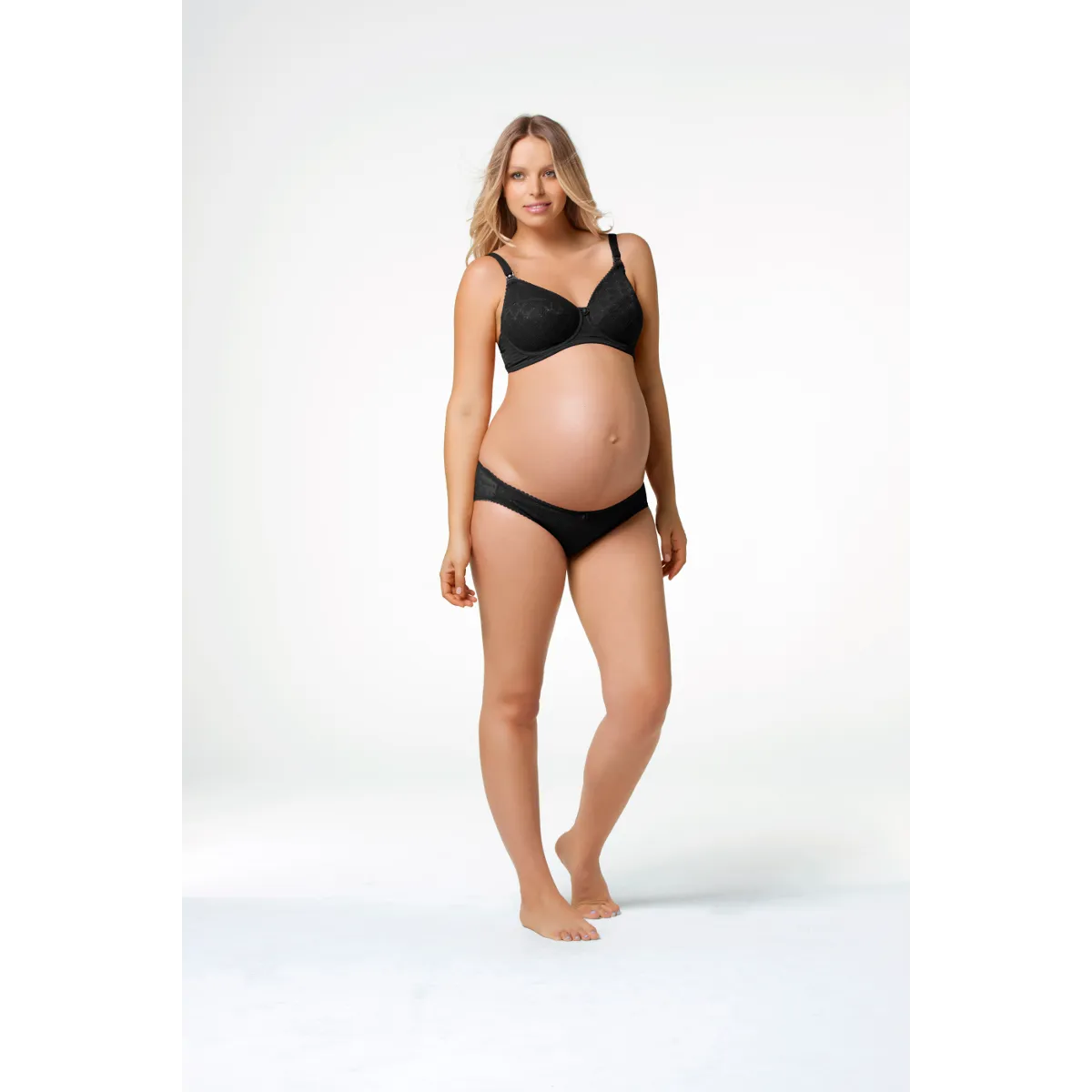 Midnight Parfait Black Nursing Maternity Bra - Cake