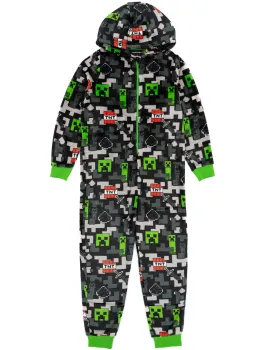 Minecraft All Over Creeper TNT Onesie