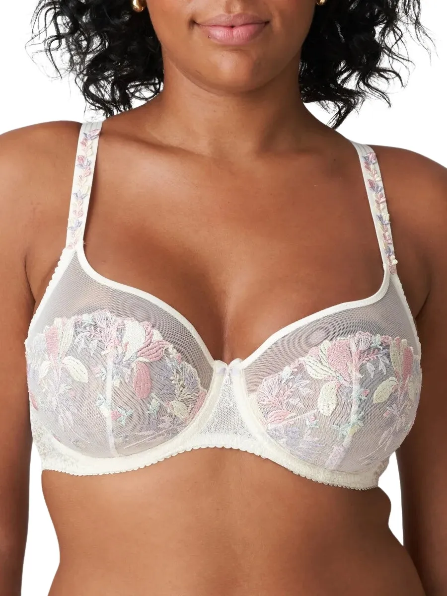 Mohala Vertical Seam Balcony Bra - Vintage Natural