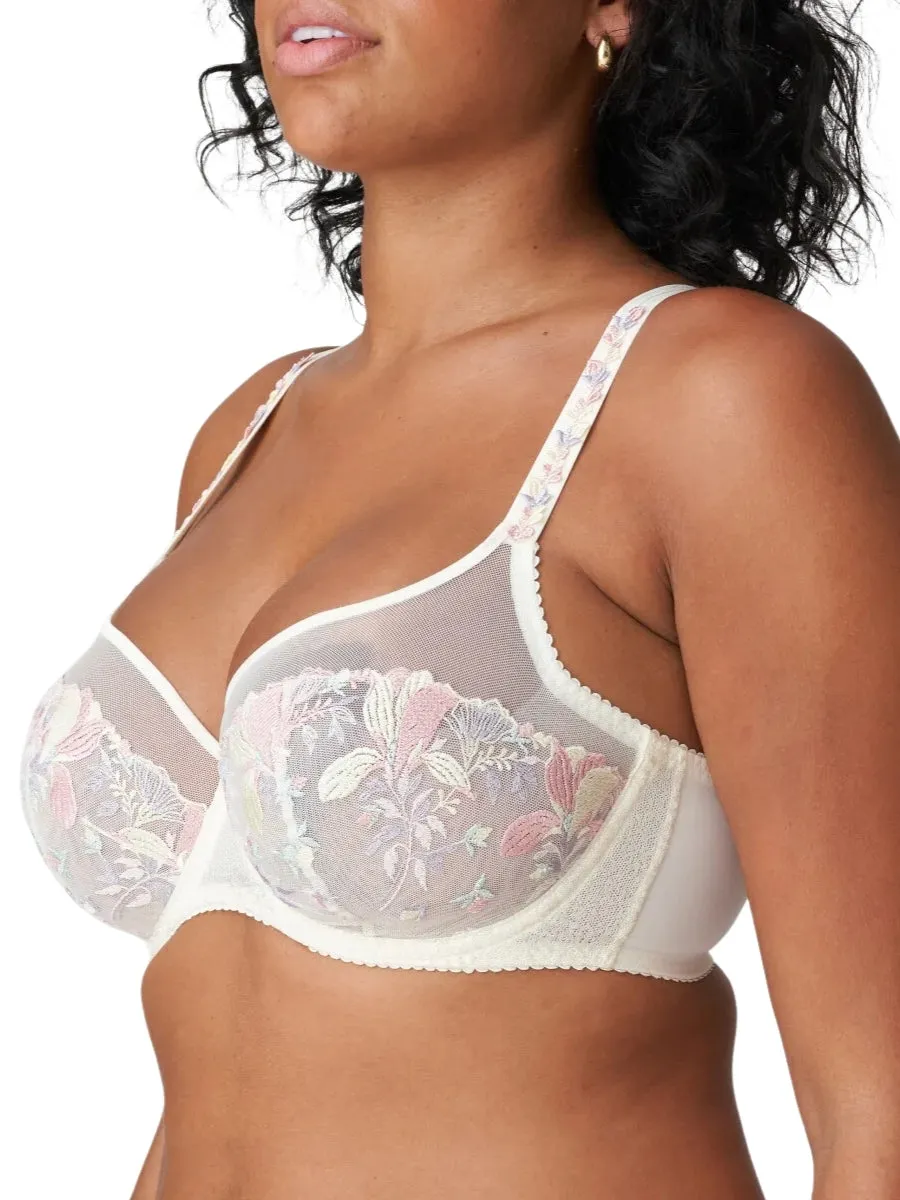 Mohala Vertical Seam Balcony Bra - Vintage Natural