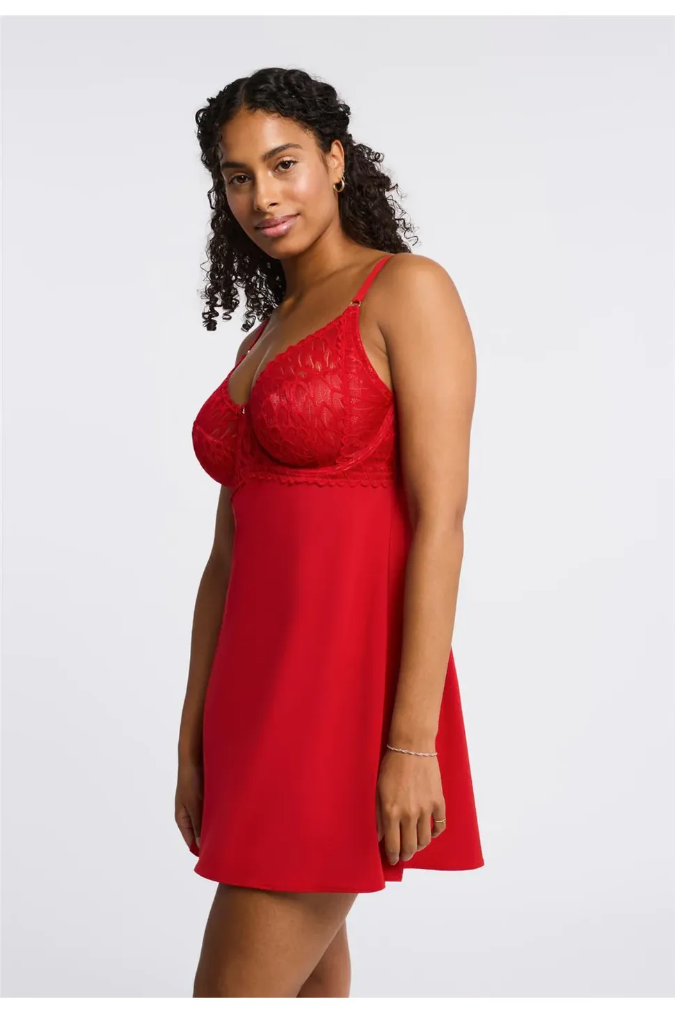 Montelle Lacy Full Cup Muse Babydoll Set - Style 9306