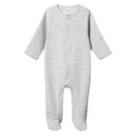 Nature Baby Stretch and Grow - Grey Marl Stripe