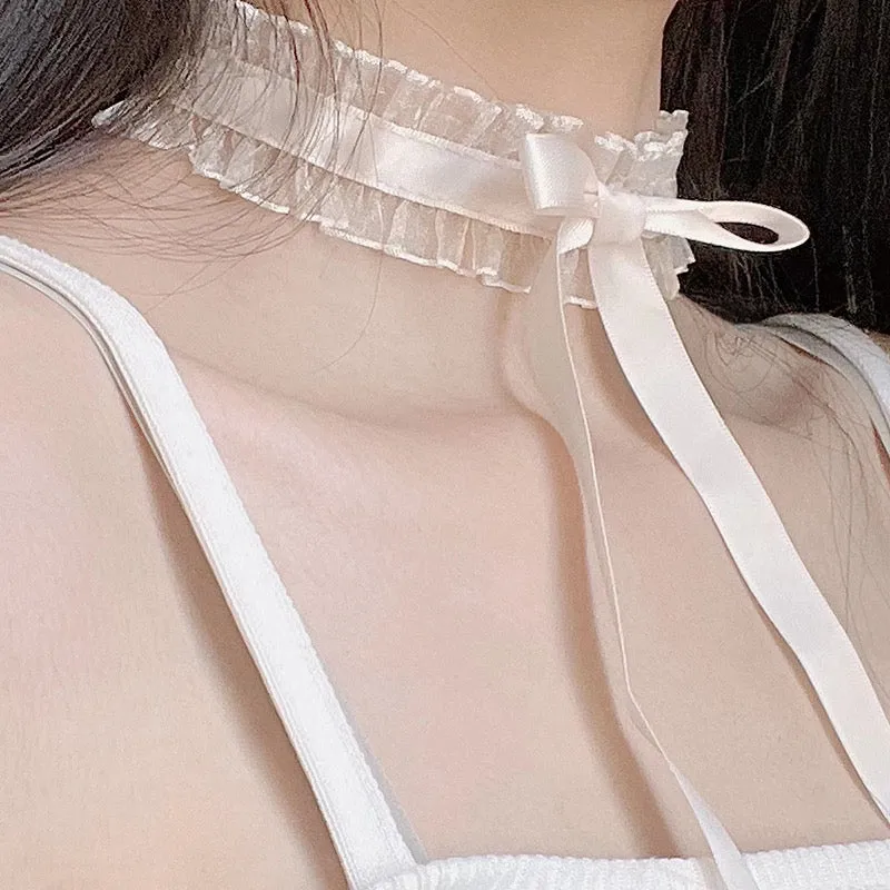 Pastel dream babydoll ribbon choker