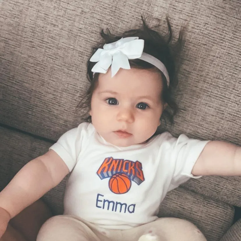 Personalized New York Knicks Bodysuit