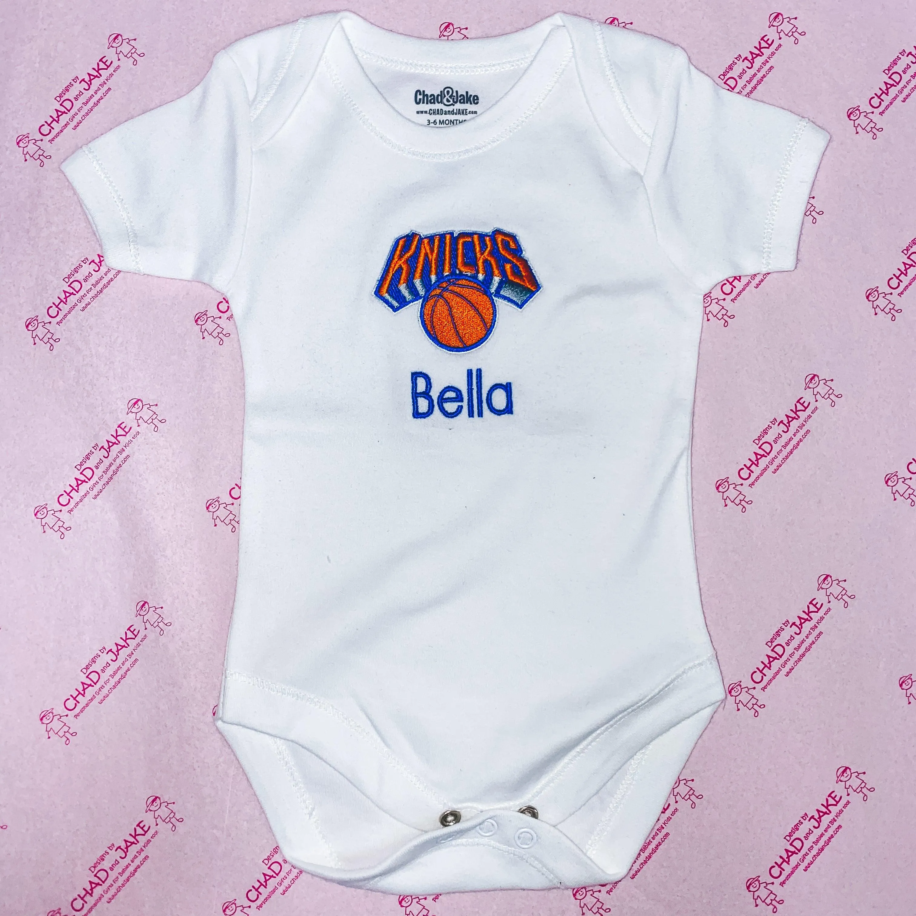 Personalized New York Knicks Bodysuit