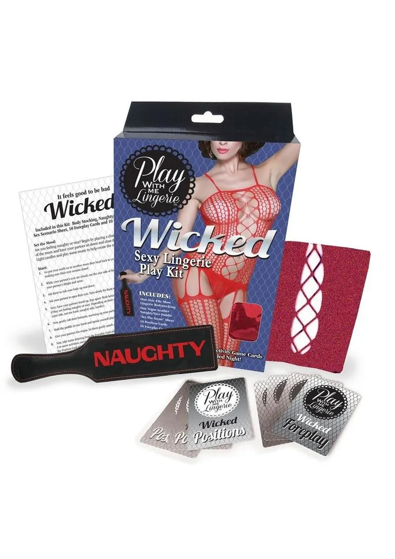 Play with Me Lingerie Wicked Sexy Lingerie Play Kit