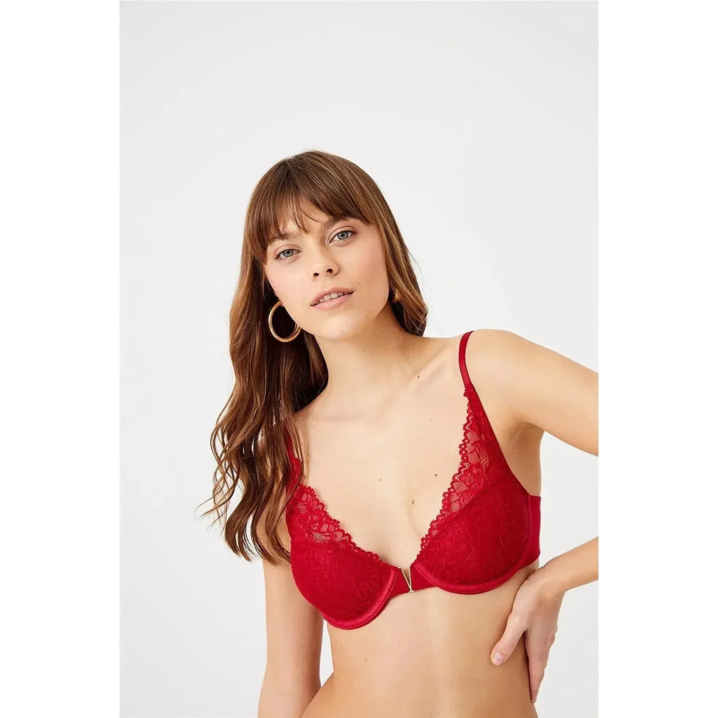 Red Lace Soft Lingerie Set