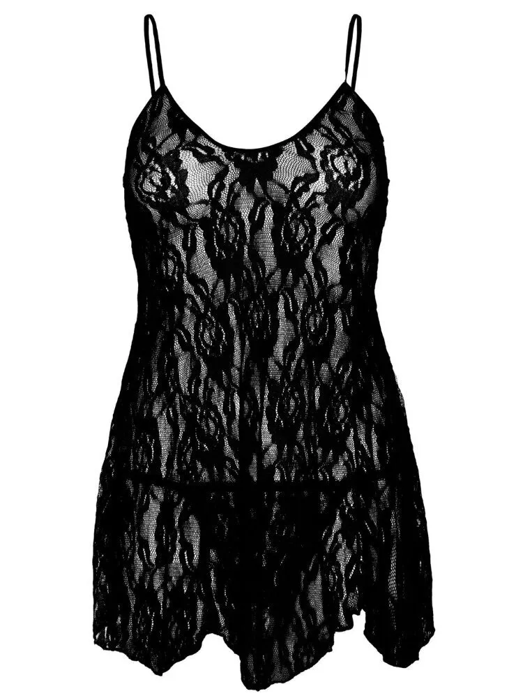 Rosy Babe Black Chemise