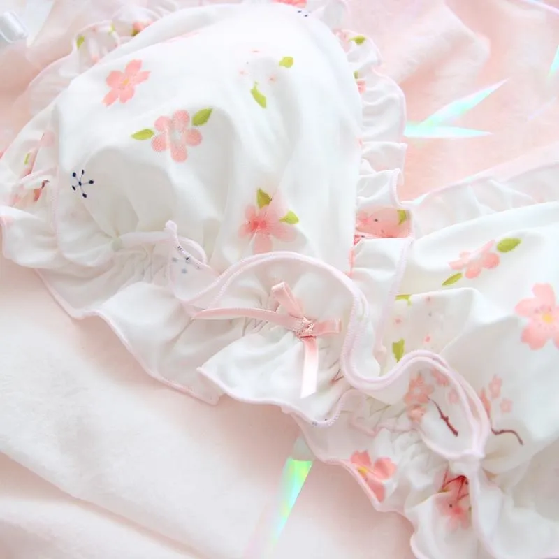 Sakura Blossom Lingerie Set