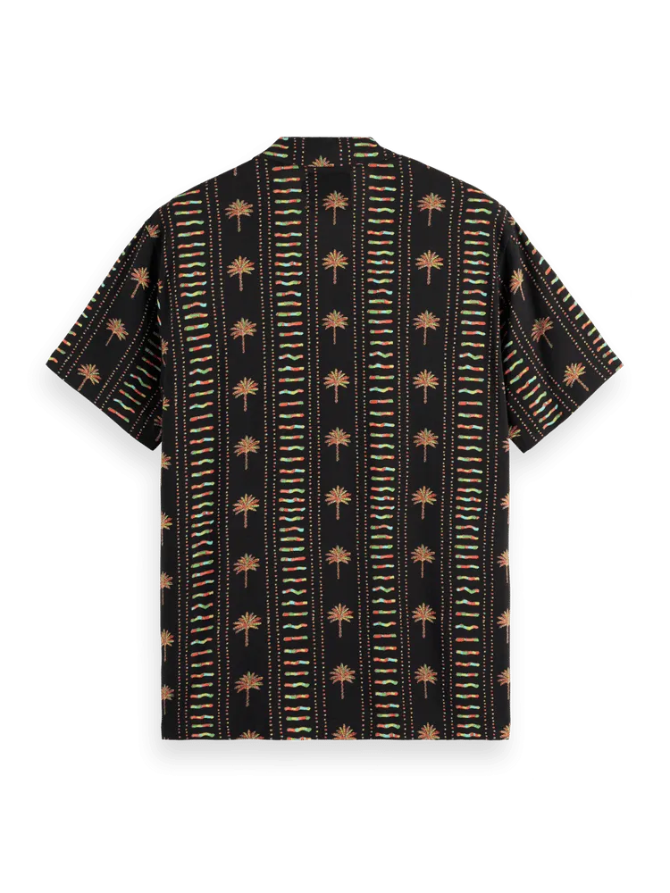 SCOTCH&SODA - Allover Printed Viscose Short Sleeve Shirt