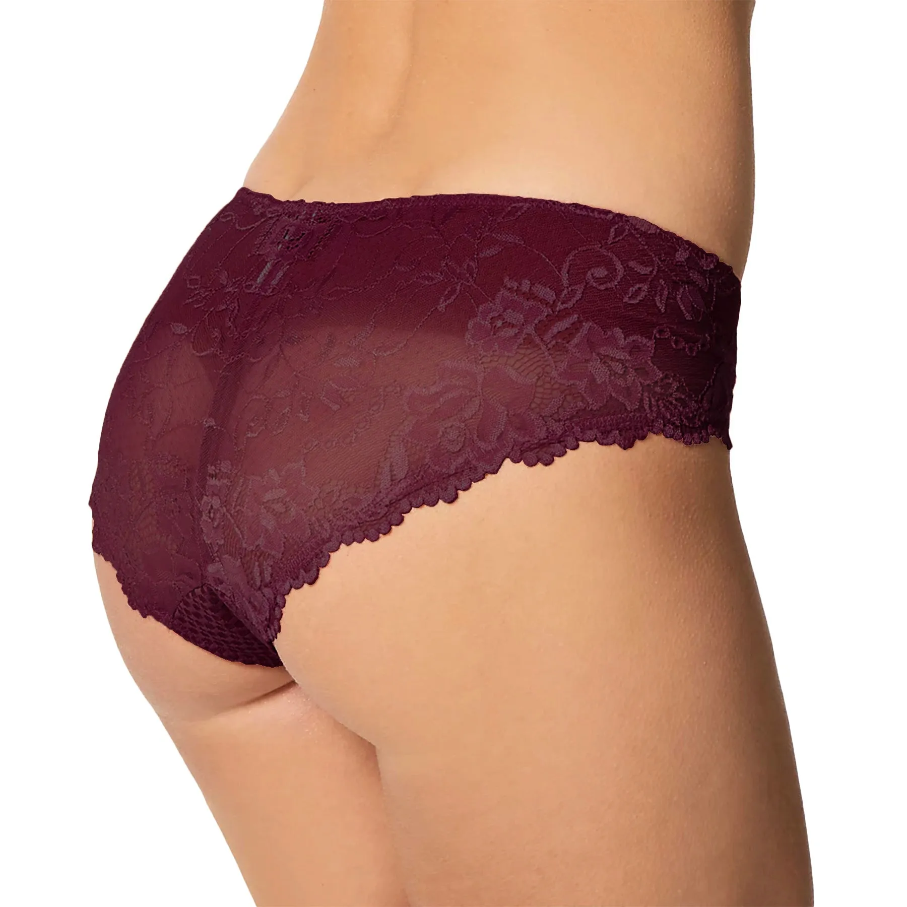 Serena Lace Bikini U2762 - Burgundy