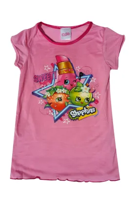 Shopkins Girls Polly Popcorn Apple Blossom Nightwear Sleepwear Sizes 2 to 8 Years