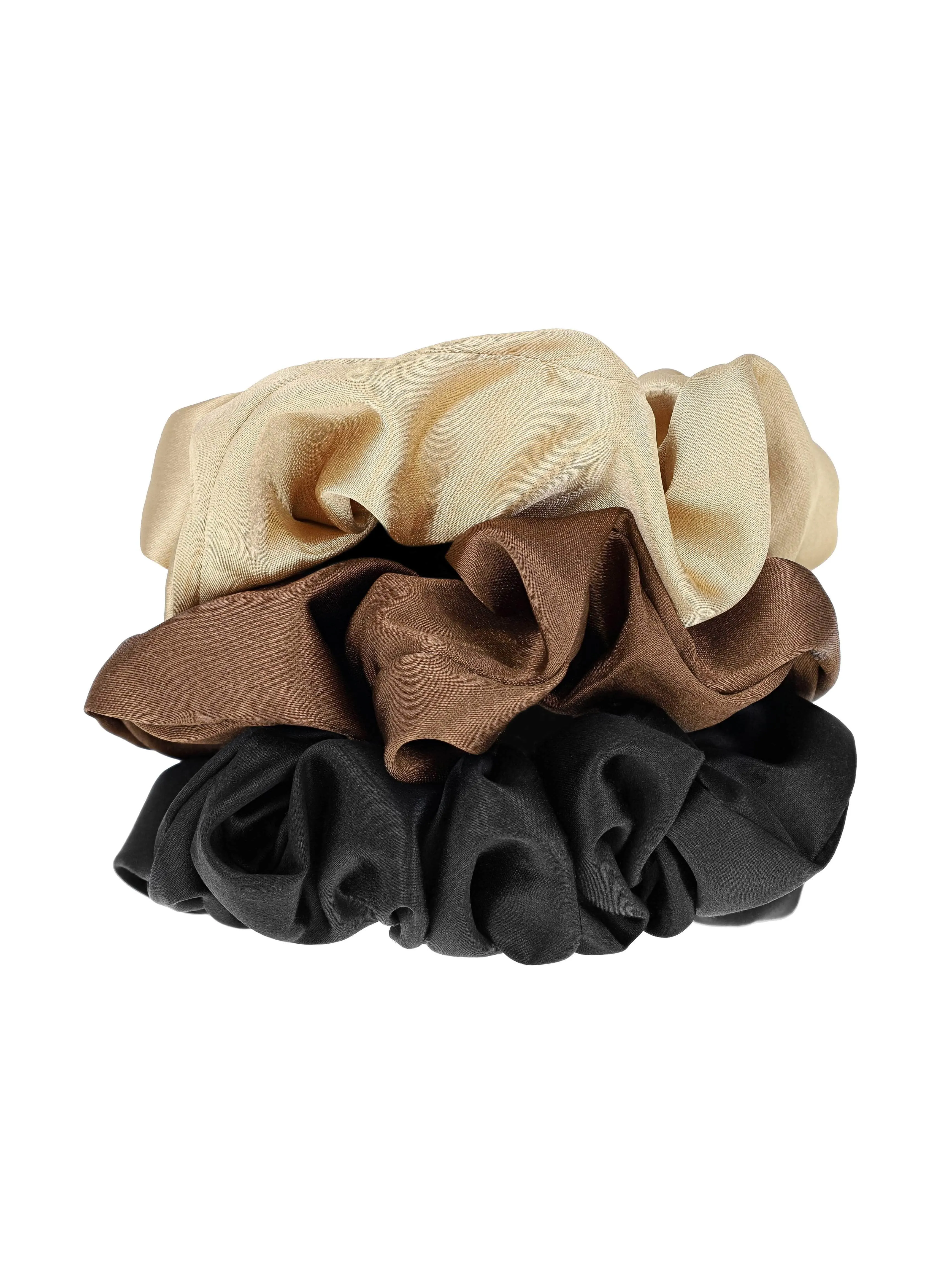 Silky Knots Hair Scrunchies 3 Pack - Fall